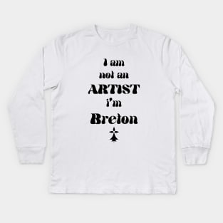 i'm breton Kids Long Sleeve T-Shirt